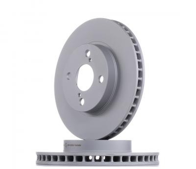 Disque de frein avant ATE 24.0125-0155.1 (X1)