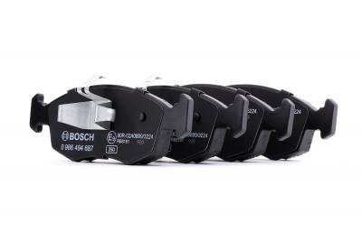 BOSCH  Jeu de plaquettes de frein avant 0 986 494 687 FIAT PANDA