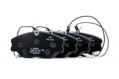 Kit de plaquettes de frein, frein &agrave; disque BOSCH 0 986 424 033