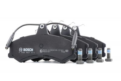 Plaquettes de frein avant BOSCH 0 986 467 411 (Jeu de 4)