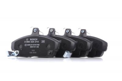 Kit de plaquettes de frein, frein &agrave; disque BOSCH 0 986 424 214