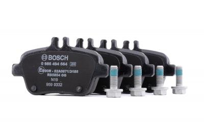 BOSCH Kit de plaquettes de frein, frein &agrave; disque  0 986 494 664