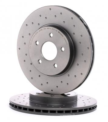 BREMBO  Xtra 09.8665.1X Lot de 2 disques de frein perfor&eacute;s avant