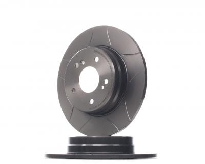 BREMBO  Max 08.7211.76 - Disque de Frein Arri&egrave;re - Jeu de 2 disques
