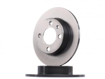 BREMBO  Jeu de 2 disques de frein 08.7165.21 VOLKSWAGEN POLO