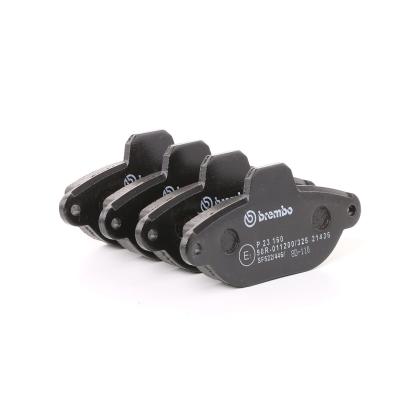 BREMBO Jeu de 4 plaquettes de frein  P 23 160