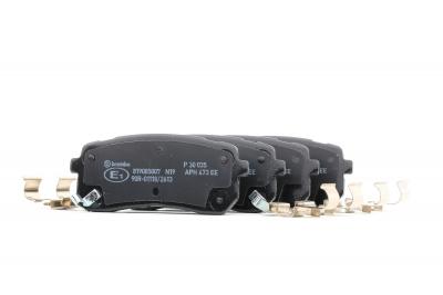BREMBO Jeu de 4 plaquettes de frein  P 30 035