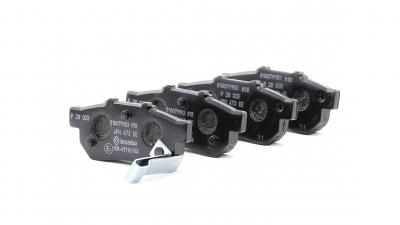 BREMBO Jeu de 4 plaquettes de frein  P 28 025