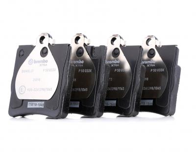 BREMBO Kit de plaquettes de frein frein &agrave; disque  XTRA LINE P 50 033X