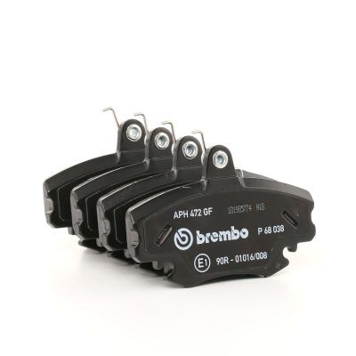 BREMBO Jeu de 4 plaquettes de frein  P 68 038