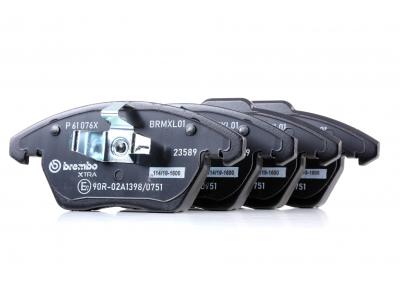 BREMBO Kit de plaquettes de frein frein &agrave; disque  XTRA LINE P 61 076X