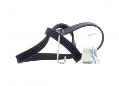 CONTITECH Jeu de courroies trap&eacute;zo&iuml;dales &agrave; nervures 6PK1019 ELAST T2 