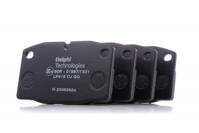 DELPHI Kit de plaquettes de frein, frein &agrave; disque  LP415