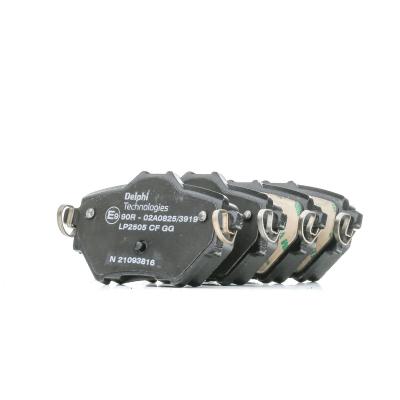 DELPHI  Jeu de plaquettes de frein arri&egrave;re LP2505 PEUGEOT 308