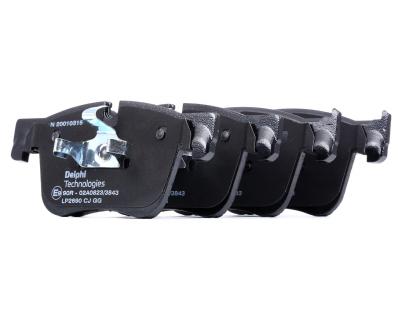 DELPHI Kit de plaquettes de frein, frein a disque  LP2690