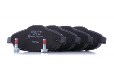 DELPHI  Jeu de plaquettes de frein avant LP2070 PEUGEOT 308
