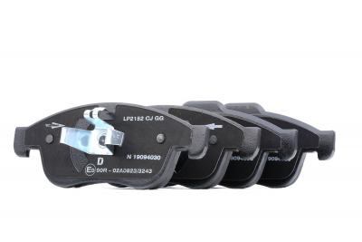 DELPHI  Jeu de plaquettes de frein avant LP2152 RENAULT CAPTUR