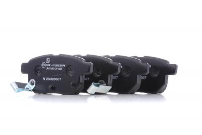 DELPHI Jeu de 4 plaquettes de frein &agrave; disque  LP2105