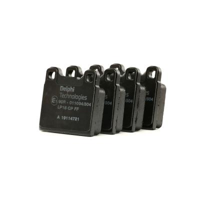 DELPHI  Jeu de plaquettes de frein avant LP18