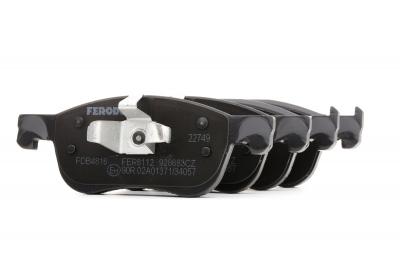 FERODO Jeu de 4 plaquettes de frein  FDB4816