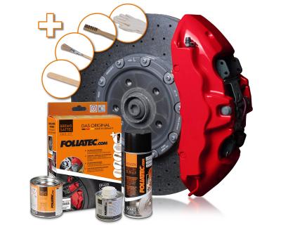 FOLIATEC  - 2160 - Kit peinture &eacute;triers de freins - Rouge (rosso-rot)