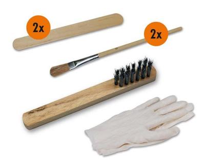 FOLIATEC Peinture pour &eacute;trier  Neon Orange 10 pi&egrave;ces