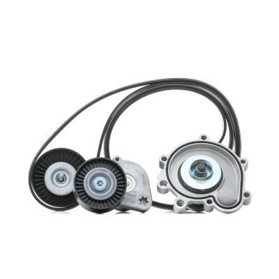 GATES Pompe &agrave; eau+Jeu de courroie trap&eacute;zo&iuml;dale &agrave; nervures  KP17PK2418