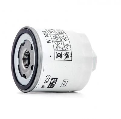 MANN FILTER MANN-FILTER Filtre &agrave; huile W 7038 &ndash; Pour v&eacute;hicules particuliers