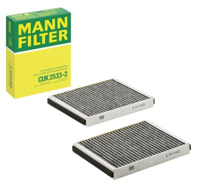 MANN FILTER Filtre D'habitacle &Agrave; Charbon Actif Mann-filter Cuk2533-2