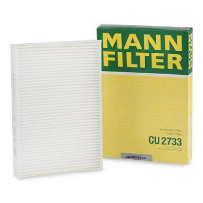 MANN FILTER Filtre, air de l'habitacle MANN-FILTER CU 2733