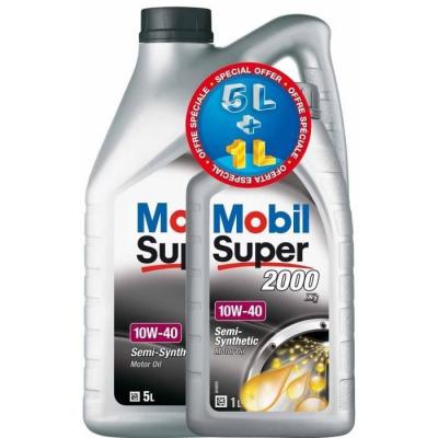 MOBIL  Huile moteur semi-synth&eacute;tique S2000 - 10W40 - 5+1 L