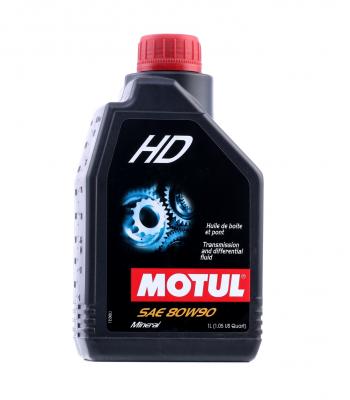 MOTUL  Huile de transmission 80W90 HD min&eacute;rale, pour la moto, 1 litre