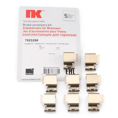 NK  Kit d'accessoires, plaquette de frein &agrave; disque VW,AUDI,OPEL 7923298