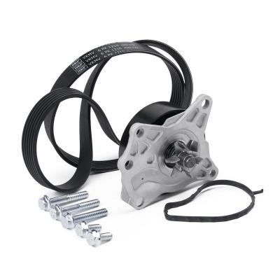 SKF  Pompe &agrave; eau+Jeu de courroie trap&eacute;zo&iuml;dale &agrave; nervures VKMC 33817