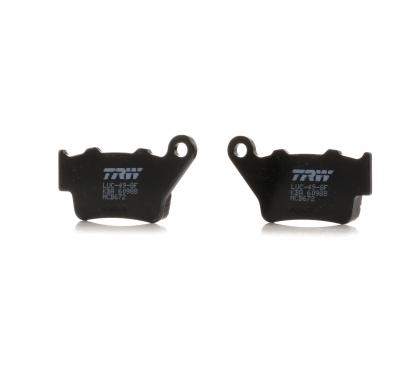 TRW  Plaquettes de frein, et m&acirc;choires moto, MCB672 Allround organique