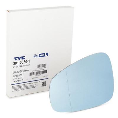 TYC Verre de r&eacute;troviseur r&eacute;troviseur ext&eacute;rieur 301-0030-1 