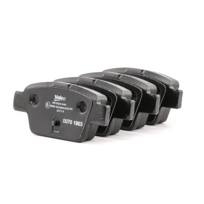 VALEO Jeu de plaquettes de frein arri&egrave;re 301633
