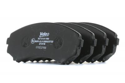 VALEO  Jeu de plaquettes de frein avant 301518