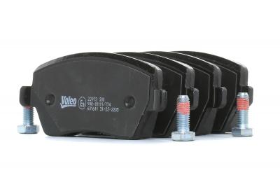VALEO Plaquettes de frein avant  601641 (Jeu de 4)
