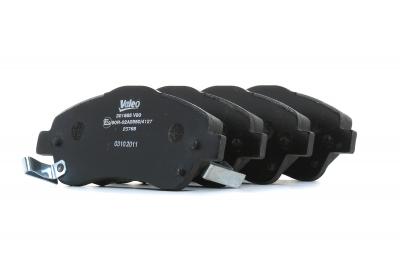 VALEO Jeu de plaquettes de frein avant 301665
