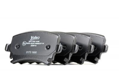 VALEO  Jeu de plaquettes de frein arri&egrave;re 301752