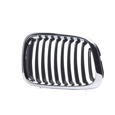 VAN WEZEL Calandre Droite Avec Cadre Chrom&eacute;, Noir Pour Bmw Serie 3 E46 Compact