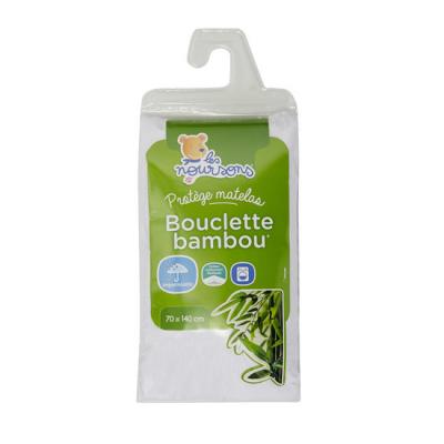LES NOURSONS Prot&egrave;ge Matelas B&eacute;b&eacute; Bamboo -  - 70x140 cm - Imperm&eacute;able et Doux