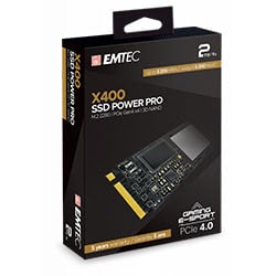 EMTEC Power Pro X400 - SSD - 2 To - interne - M.2 2280 - PCIe 4.0 x4 (NVMe)