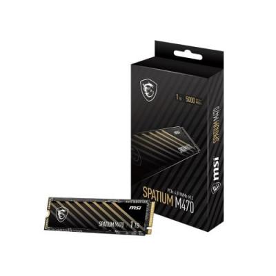 MSI Stockage interne -  - SPATIUM M470 M.2 2280 PCIe 4.0 NVMe - 1 To