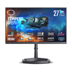 COOLER MASTER Ecran PC  GP2711 27"" QHD 165Hz/MiniLED VA/HDR/USB-C/KVM/FS 