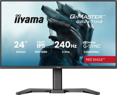 IIYAMA Ecran PC  GB2471HS-B1 23.8""FHD 240Hz/Fast IPS/0.3ms/G-Sync#