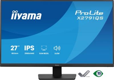 IIYAMA Ecran PC  X2791QS-B1 27"" QHD/75Hz/IPS/1ms/Adaptive Sync