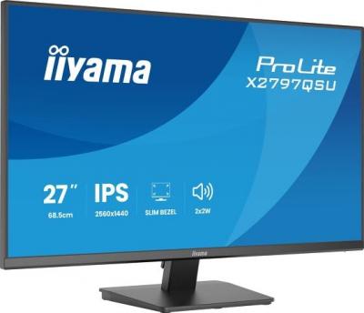 IIYAMA Ecran PC  X2797QSU-B1 27"" QHD/75Hz/IPS/1ms/HP/USB HUB