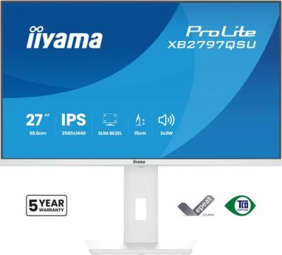 Ecran PC Iiyama XB2797QSU-W1 27"" QHD/75Hz/IPS/1ms/Pivot/AdaptiveS